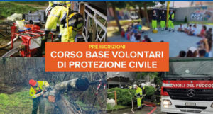 Sono aperte le pre iscrizioni al corso per diventare volontario di Protezione Civile!