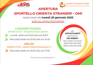 Apertura sportello Orienta stranieri – OMI