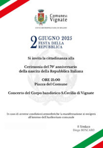 2 Giugno 2025 Festa della Repubblica
